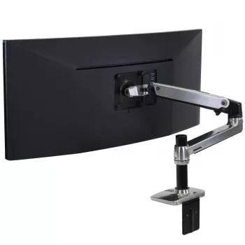 Ergotron LX LCD monitoriaus laikiklis darbo stalui, poliruotas aliuminis