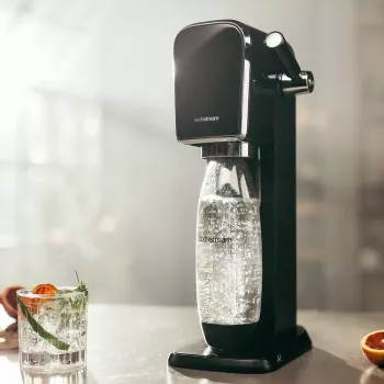Soda gaminimo aparatas SodaStream ART Black Steel 1L karbonatorius 60L