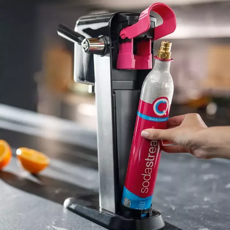 Soda gaminimo aparatas SodaStream ART Black Steel 1L karbonatorius 60L
