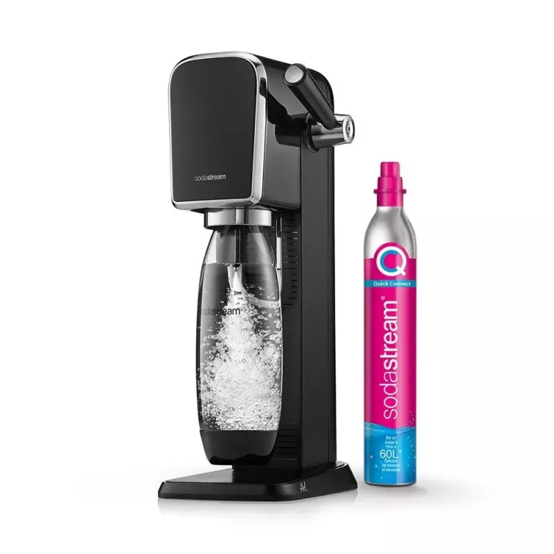 Soda gaminimo aparatas SodaStream ART Black Steel 1L karbonatorius 60L