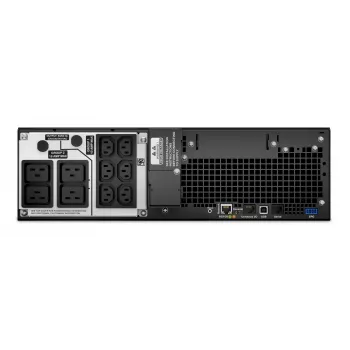 APC Smart-UPS On-Line SRT5KRMXLI – 5000VA, 6x C13, 4x C19 išėjimai, montuojamas į stelažą, integruota tinklo valdymo kortelė