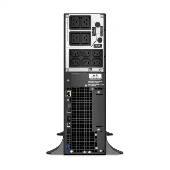 APC Smart-UPS On-Line 5kVA bokštinis UPS, 230V, 6x C13+4x C19, tinklo kortelė, ilgesnis veikimo laikas, be bėgių komplekto