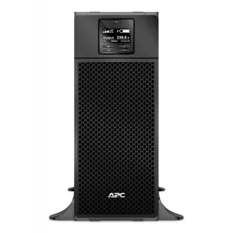 APC Smart-UPS On-Line, 6kVA/6kW, Tower, 230V, 6x C13+4x C19 IEC lizdai, tinklo kortelė+SmartSlot, prailgintas veikimo laikas, be bėgių komplekto