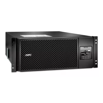 APC Smart-UPS On-Line SRT6KRMXLI - 6 kW/VA, 6x C13 + 4x C19 + kietasis laidas 1 fazė, montuojamas į stelažą, integruota tinklo valdymo kortelė
