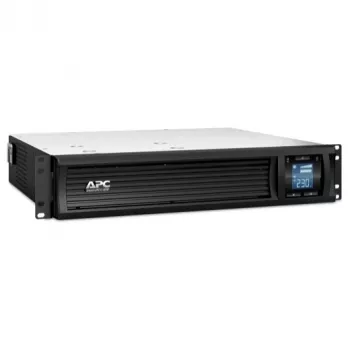 APC Smart-UPS C, linijinis interaktyvus, 3kVA, 2U stelažinis, 230V, 8x IEC C13+1x IEC C19 lizdai, USB ir RS232, AVR, grafinis LCD