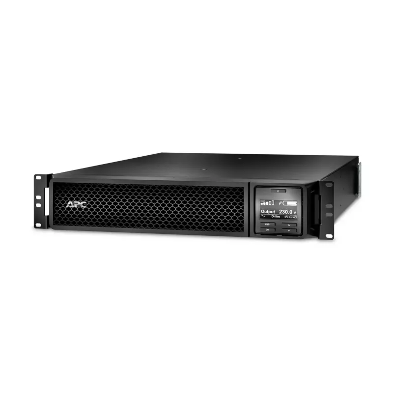 APC Smart-UPS On-Line SRT2200RMXLI-NC - 2200 VA, 8x C13 ir 2x C19, montuojamas į stelažą, su NMC
