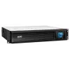 APC Smart-UPS C, linijinis interaktyvus, 1000VA, stelažinis 2U, 230V, 4x IEC C13 išvadai, SmartConnect prievadas, USB ir Serial ryšys, AVR, grafinis LCD