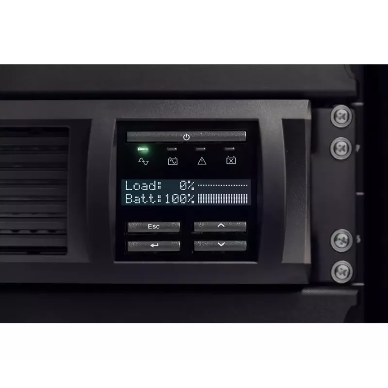 APC Smart-UPS SMT2200RMI2UC – 8x C13, 1x C19, USB, 2U stelažinis, SmartConnect, 2200VA