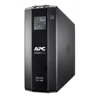 APC Back-UPS Pro 1600VA/960W, bokštas, 230V, 8x IEC C13 lizdai, AVR, LCD, keičiama baterija