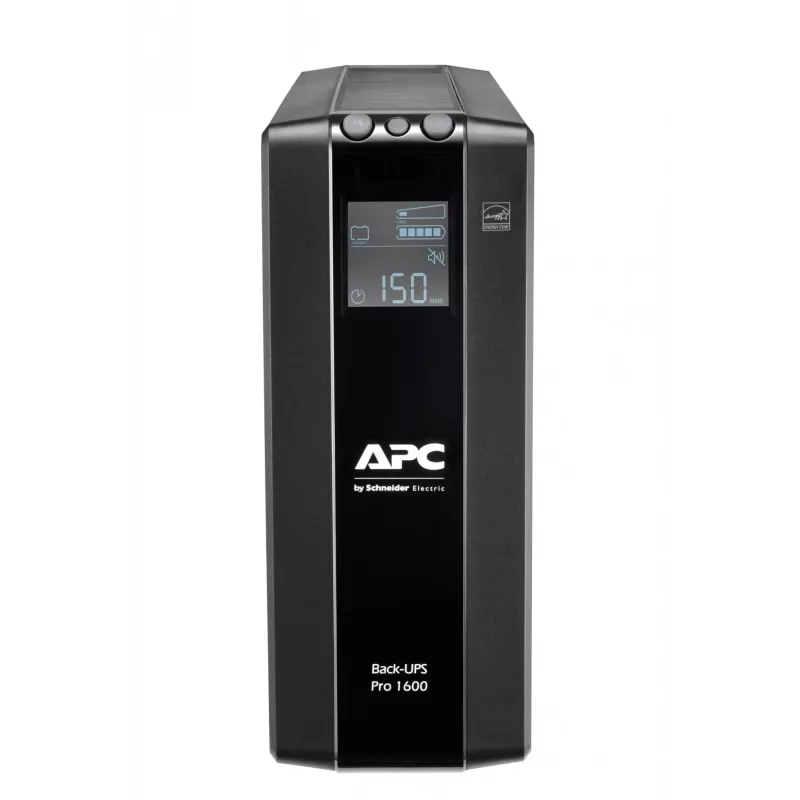 APC Back-UPS Pro 1600VA/960W, bokštas, 230V, 8x IEC C13 lizdai, AVR, LCD, keičiama baterija