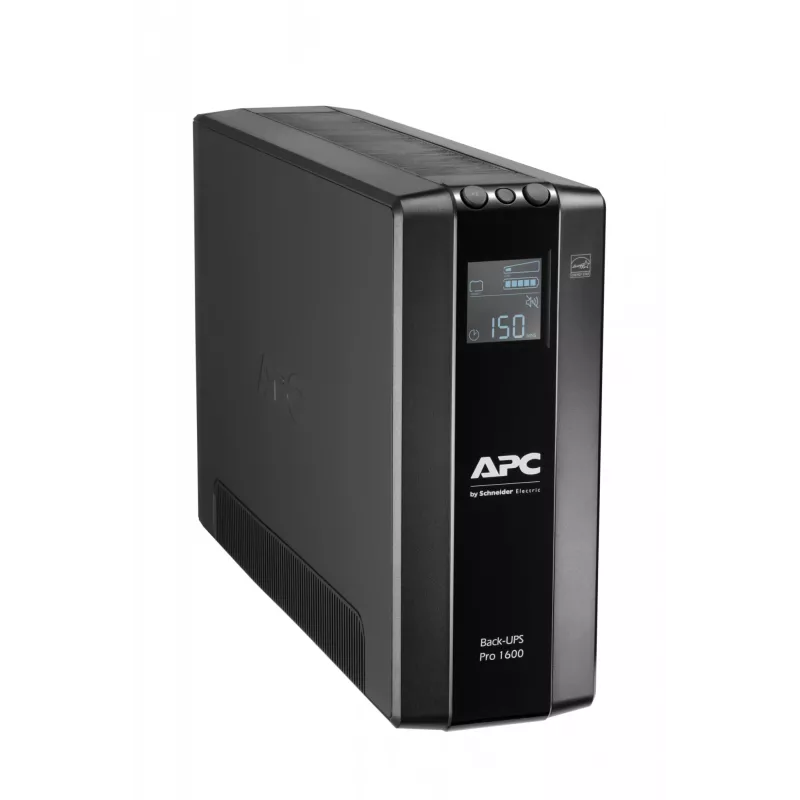 APC Back-UPS Pro 1600VA/960W, bokštas, 230V, 8x IEC C13 lizdai, AVR, LCD, keičiama baterija