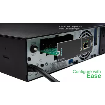 APC AP9640 Smart-UPS tinklo valdymo kortelė (3 kartos), SmartSlot, 12.1 mm, 11.4 mm, 38 mm, 80 g