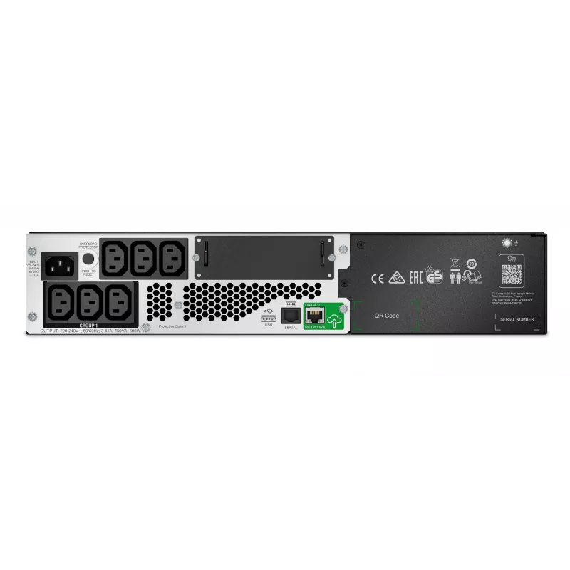 APC Smart-UPS Line Interactive 750VA Li-ion 2U Rack/Tower SMTL750RMI2UC