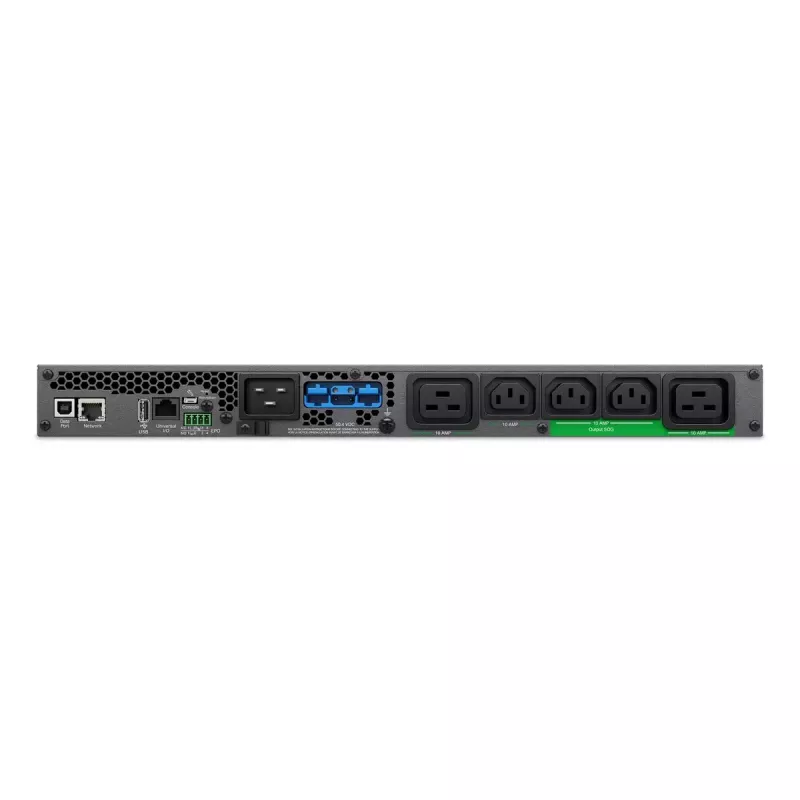 APC Smart-UPS Ultra Li-Ion SRTL3KRM1UINC, 3 kW, 1U, stovas/siena/sieninis, 3x C13 ir 2x C19, NMC