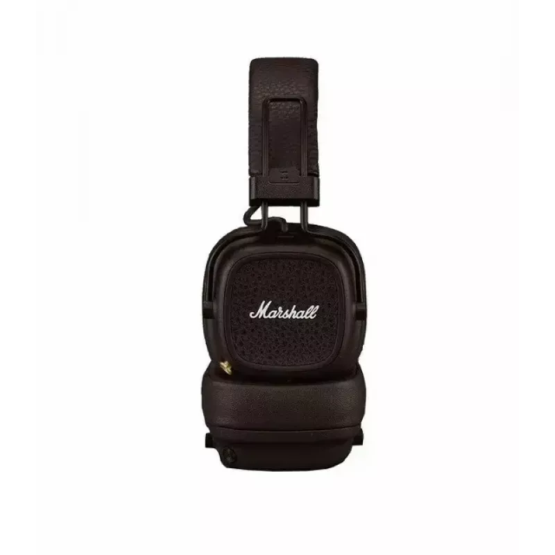 Ausinės MARSHALL Major V — over-ear belaidės Bluetooth 5.3, 100 h baterija, USB-C, 3,5 mm, 32 Ω, 40 mm tvarkyklės, bronzinės