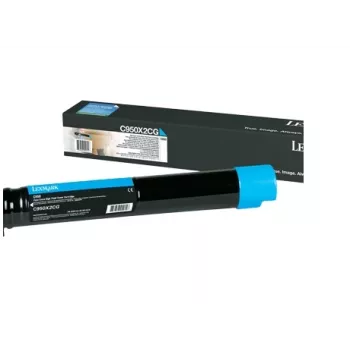 Tonerių kasetė Lexmark C950X2CG 20000 puslapių Cian