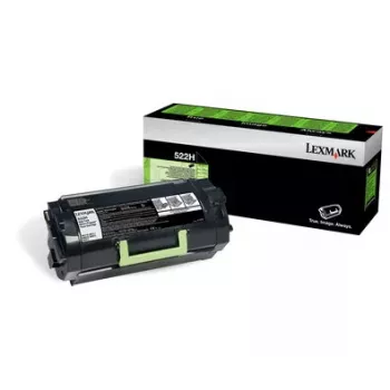 Kasetė su toneriu Lexmark 522H 3000 puslapių Juoda