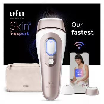 Braun Skin i-expert PL7147 Intense pulsed light (IPL) prietras plaukų šalinimui rožinis auksas, baltas
