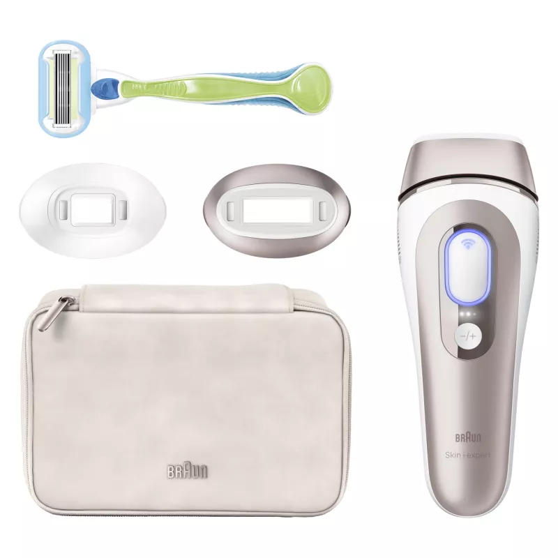 Braun Skin i-expert PL7147 Intense pulsed light (IPL) prietras plaukų šalinimui rožinis auksas, baltas
