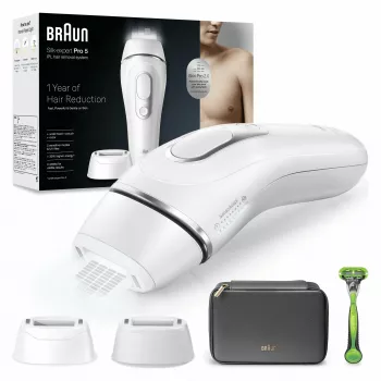 Epiliatorius Braun Silk-expert Pro PL5145 Intensyvi pulsuojanti šviesa IPL Baltas
