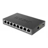 D-Link DGS-108 nevaldomas L2 Gigabit Ethernet (10/100/1000) juodas