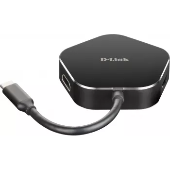 D-Link 4-in-1 USB-C centras su HDMI ir Power Delivery
