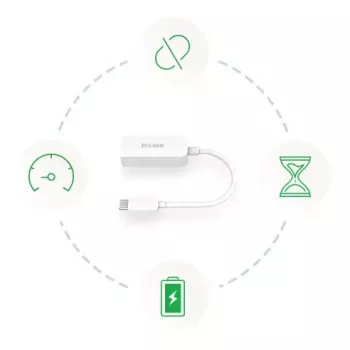 Eterneto adapteris D-Link DUB-E250 USB-C į 2.5G