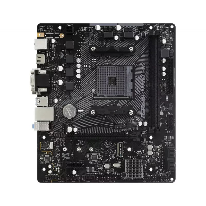 Motininė plokštė ASRock B550M-HDV AMD B550 Socket AM4 micro ATX