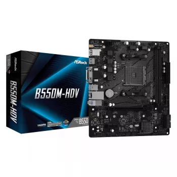 Motininė plokštė ASRock B550M-HDV AMD B550 Socket AM4 micro ATX