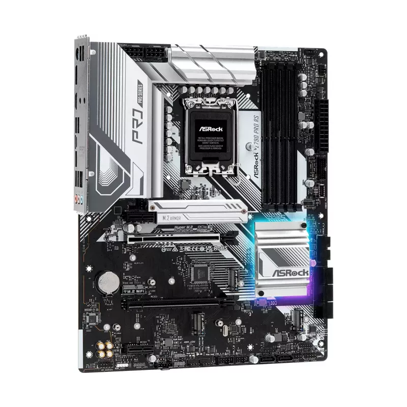 Motininė plokštė ASRock Z790 Pro RS – Intel Z790, LGA 1700, ATX, DDR5, 4 DIMM, 128 GB, 2,5 Gb LAN