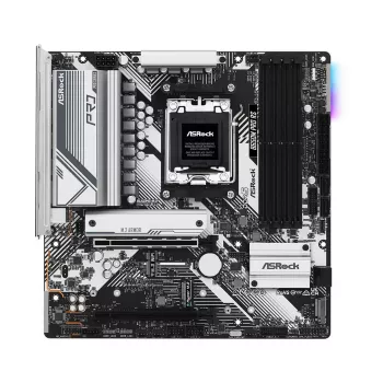 Motininė plokštė ASRock B650M Pro RS – AMD B650, Socket AM5, micro ATX, DDR5, 4x DIMM, 128 GB, 2.5Gb LAN, 1x M.2, HDMI, DP