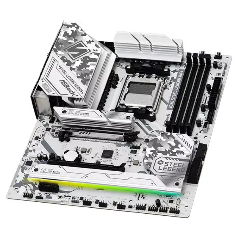 Motininė plokštė ASRock B650 Steel Legend WiFi — AMD B650, Socket AM5, ATX, DDR5, 4x DIMM, 192 GB, Wi‑Fi 6E, 2.5Gb LAN