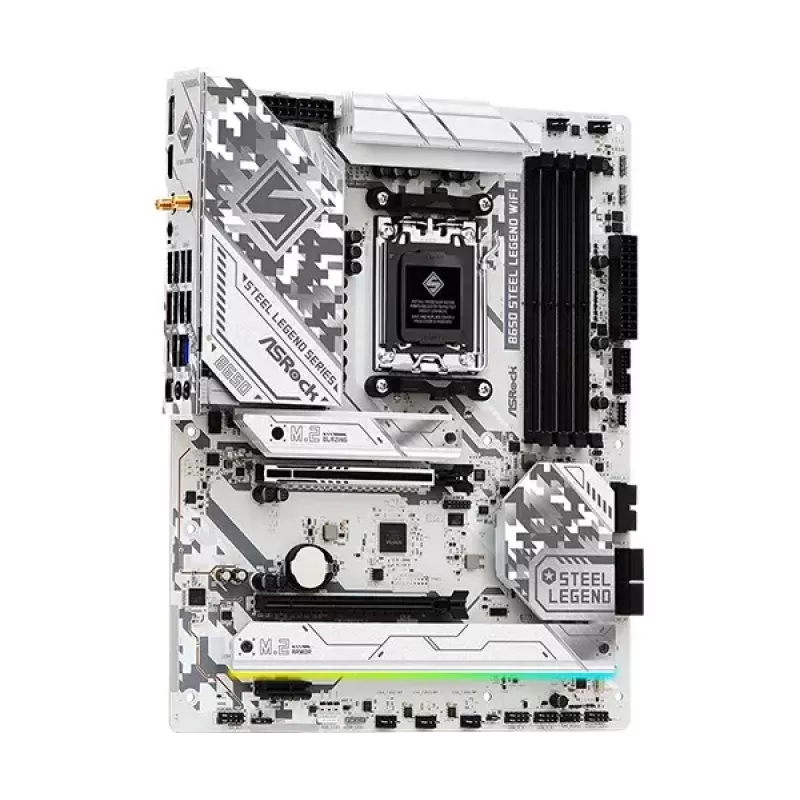 Motininė plokštė ASRock B650 Steel Legend WiFi — AMD B650, Socket AM5, ATX, DDR5, 4x DIMM, 192 GB, Wi‑Fi 6E, 2.5Gb LAN