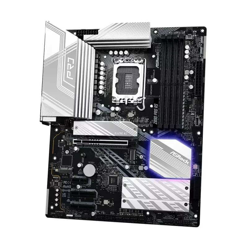 Motininė plokštė ASRock Z890 Pro RS — Intel Z890, LGA 1851, ATX, 4x DDR5 lizdai, PCIe Gen5 x16, 2.5Gb LAN, Thunderbolt 4