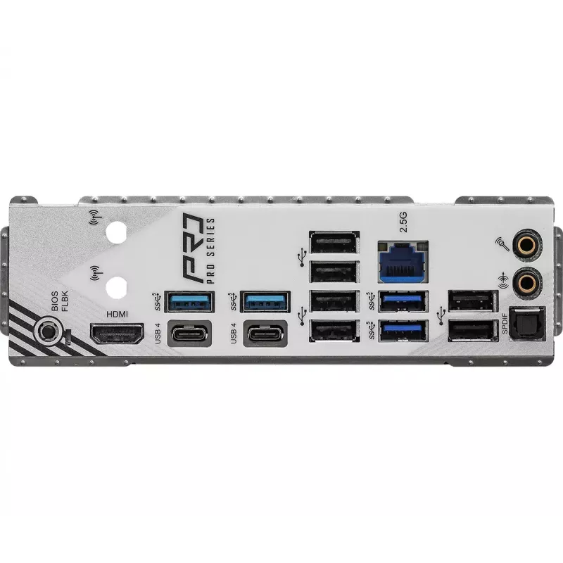 Motininė plokštė ASRock X870 PRO RS ATX, Socket AM5, DDR5, 4x DIMM, 256GB, PCIe Gen5 M.2, 2.5Gb LAN