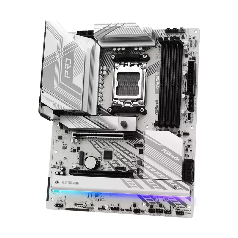 Motininė plokštė ASRock X870 PRO RS ATX, Socket AM5, DDR5, 4x DIMM, 256GB, PCIe Gen5 M.2, 2.5Gb LAN