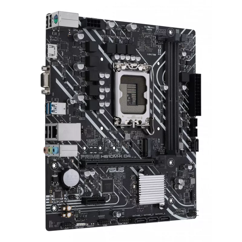 ASUS PRIME H610M-K D4 pagrindinė plokštė Intel H610 LGA 1700 micro ATX