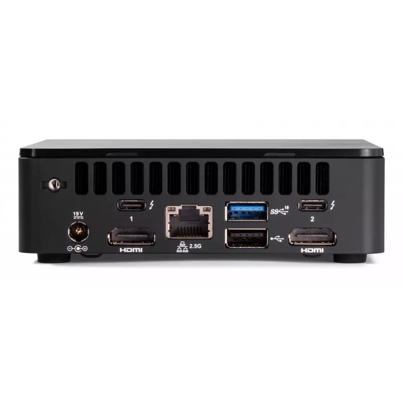 ASUS NUC 12 Pro Kit RNUC12WSKI700002I mini kompiuteris (barebone), Intel Core i7-1260P, Intel Iris Xe Graphics, 2x DDR4 SO-DIMM (maks. 64 GB), 2x M.2, Wi-Fi 6E, Bluetooth 5.2, 2,5GbE, juodas
