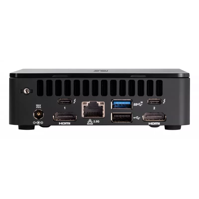 ASUS NUC 12 Pro Kit RNUC12WSKI700002I mini kompiuteris (barebone), Intel Core i7-1260P, Intel Iris Xe Graphics, 2x DDR4 SO-DIMM (maks. 64 GB), 2x M.2, Wi-Fi 6E, Bluetooth 5.2, 2,5GbE, juodas