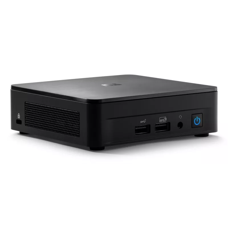 ASUS NUC 12 Pro Kit RNUC12WSKI700002I mini kompiuteris (barebone), Intel Core i7-1260P, Intel Iris Xe Graphics, 2x DDR4 SO-DIMM (maks. 64 GB), 2x M.2, Wi-Fi 6E, Bluetooth 5.2, 2,5GbE, juodas