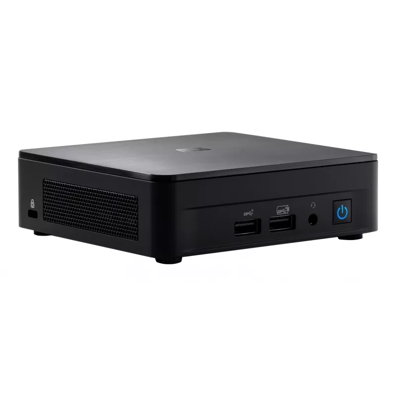 ASUS NUC 12 Pro Kit RNUC12WSKI700002I mini kompiuteris (barebone), Intel Core i7-1260P, Intel Iris Xe Graphics, 2x DDR4 SO-DIMM (maks. 64 GB), 2x M.2, Wi-Fi 6E, Bluetooth 5.2, 2,5GbE, juodas