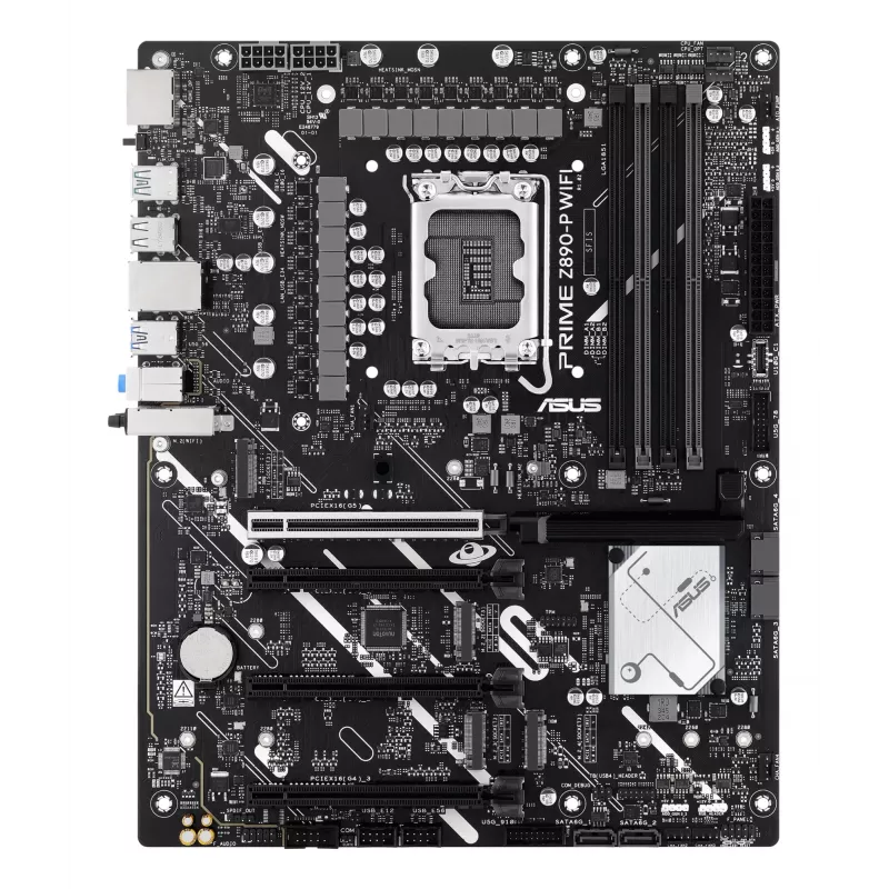 Motininė plokštė ASUS PRIME Z890-P WIFI Intel Z890 LGA 1851 ATX, DDR5, 4x DIMM, 4x M.2, Wi-Fi 7, 2.5Gb LAN
