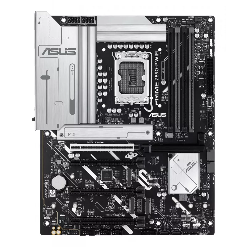 Motininė plokštė ASUS PRIME Z890-P WIFI Intel Z890 LGA 1851 ATX, DDR5, 4x DIMM, 4x M.2, Wi-Fi 7, 2.5Gb LAN