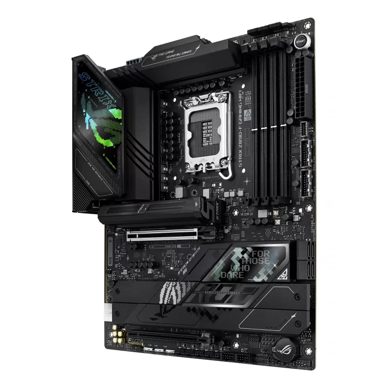 Motininė plokštė ASUS ROG STRIX Z890-F GAMING WIFI – Intel Z890, LGA 1851, ATX, DDR5, 4x DIMM, 192 GB, Wi‑Fi 7, Bluetooth 5.4