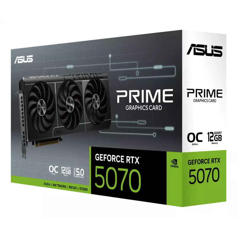 ASUS GeForce PRIME OC RTX5070 12GB GDDR7 vaizdo plokštė