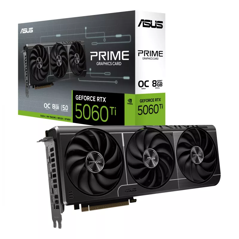 ASUS Prime-RTX5060TI-O8G NVIDIA GeForce RTX 5060 Ti 8 GB GDDR7