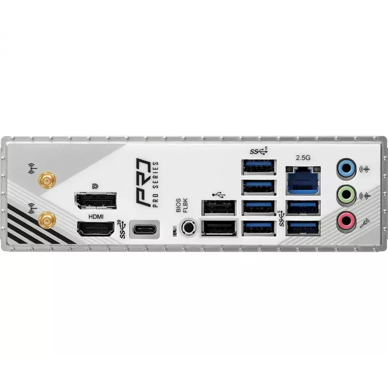 Motininė plokštė ASRock B860 Pro RS WiFi Intel B860 LGA1851 ATX, 4x DDR5 lizdai, 256 GB, Wi‑Fi 6E, 2,5GbE