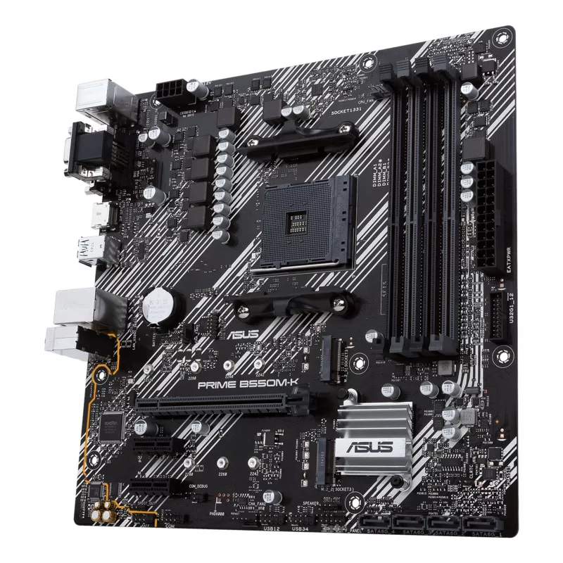 Motininė plokštė ASUS PRIME B550M-K AMD B550 Socket AM4 micro ATX