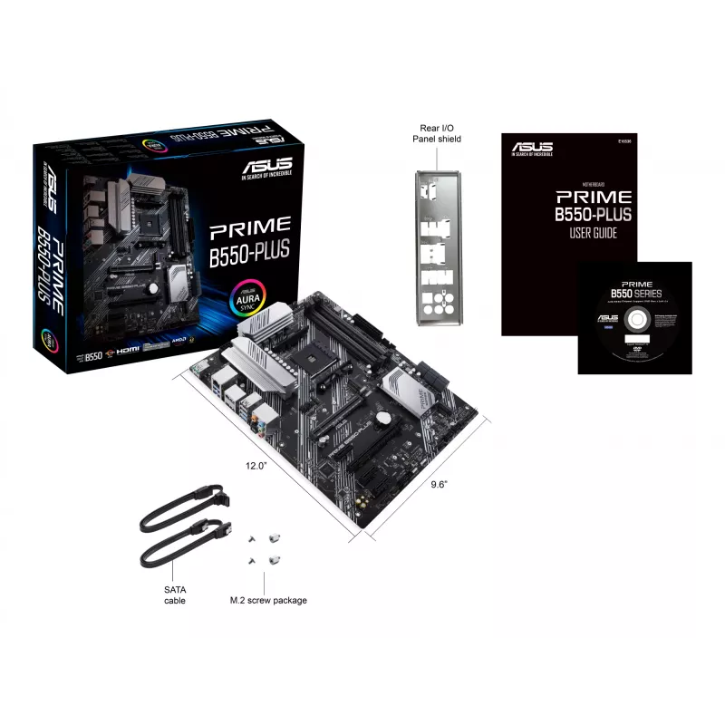 Motininė plokštė ASUS PRIME B550-PLUS AMD B550 lizdas AM4 ATX