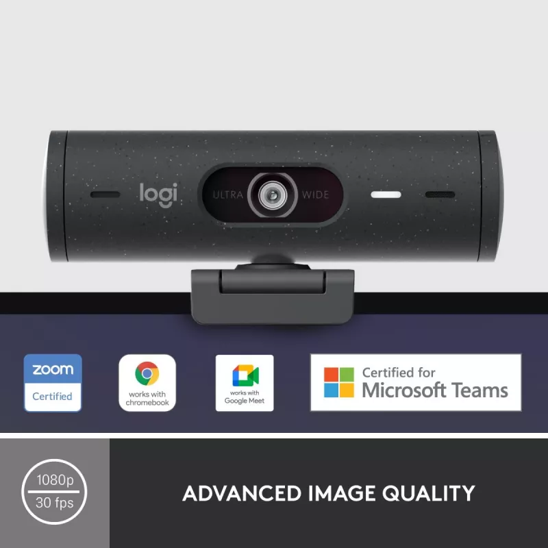 LOGITECH Brio 500 Full HD internetinė kamera Graphite